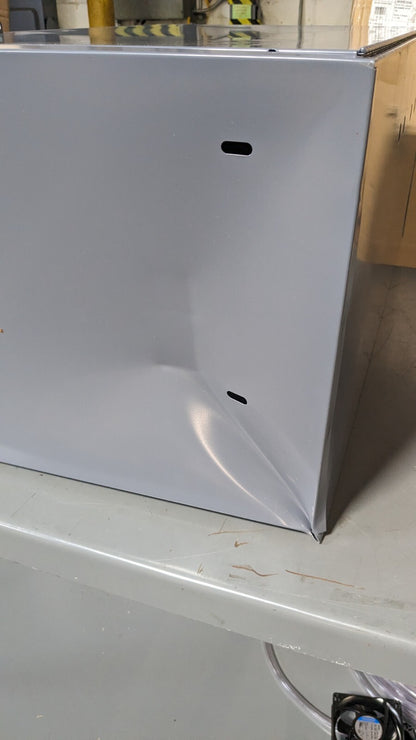 DURHAM Steel Utility Cabinet 20 x 32-3/4 125 lb Load 2 Shelf 056-95 Damaged
