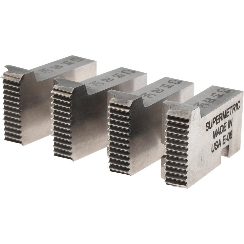 GTD Thread Chaser 1/4-20 UNC 10° Hook Angle Right Hand 4pcs set BR99775