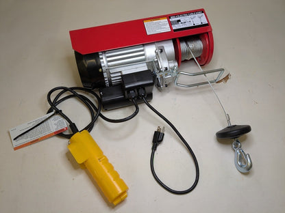 Vestil MINI-2 Electric Steel Cable Hoist 200 lb. Capacity 1-1/4 HP 110v 8 Amp