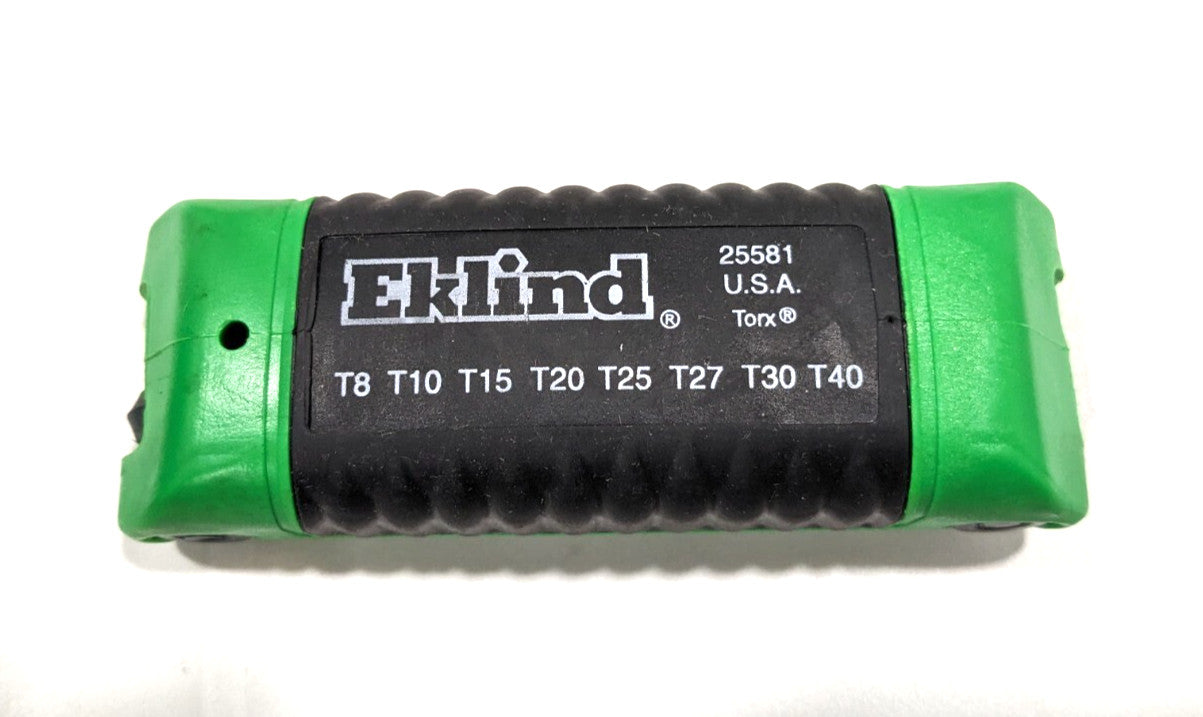 EKLIND 8pc Torx Key Set - Fold Up Handle - T8 to T40  25581