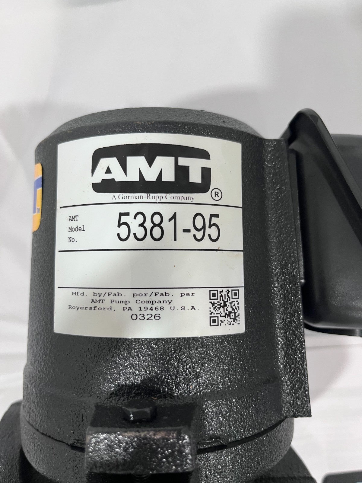AMT Immersion Pump 1/8 hp, 230/460V 3 Phase 3,450 RPM Cast Iron Housing