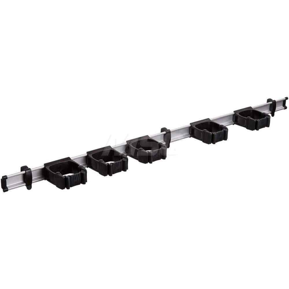 TOOLFLEX ONE 37" Mop &amp; Broom Organizer with 5 One-Size-Fits-All Holders
