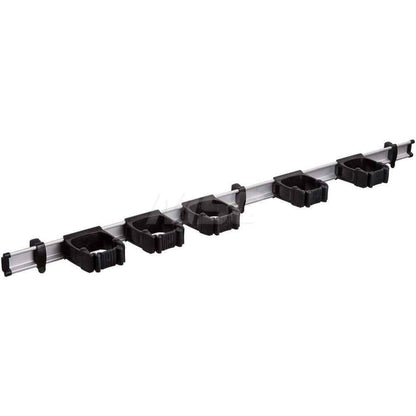 TOOLFLEX ONE 37" Mop &amp; Broom Organizer with 5 One-Size-Fits-All Holders