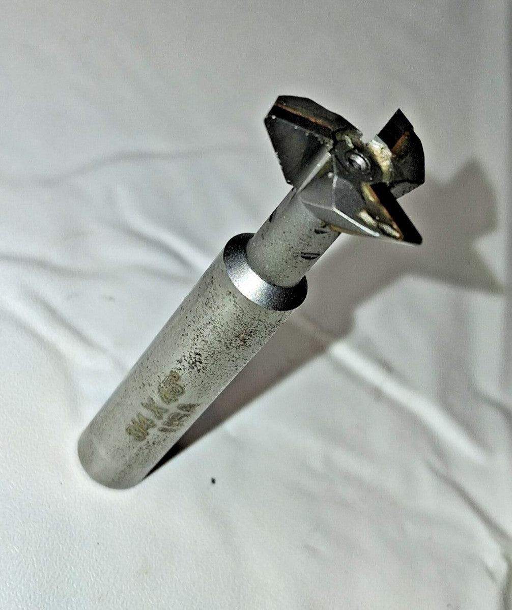 Moon Cutter 3/4'' 45 Deg Carbide Tipped Dovetail Cutter  CTDT750-45