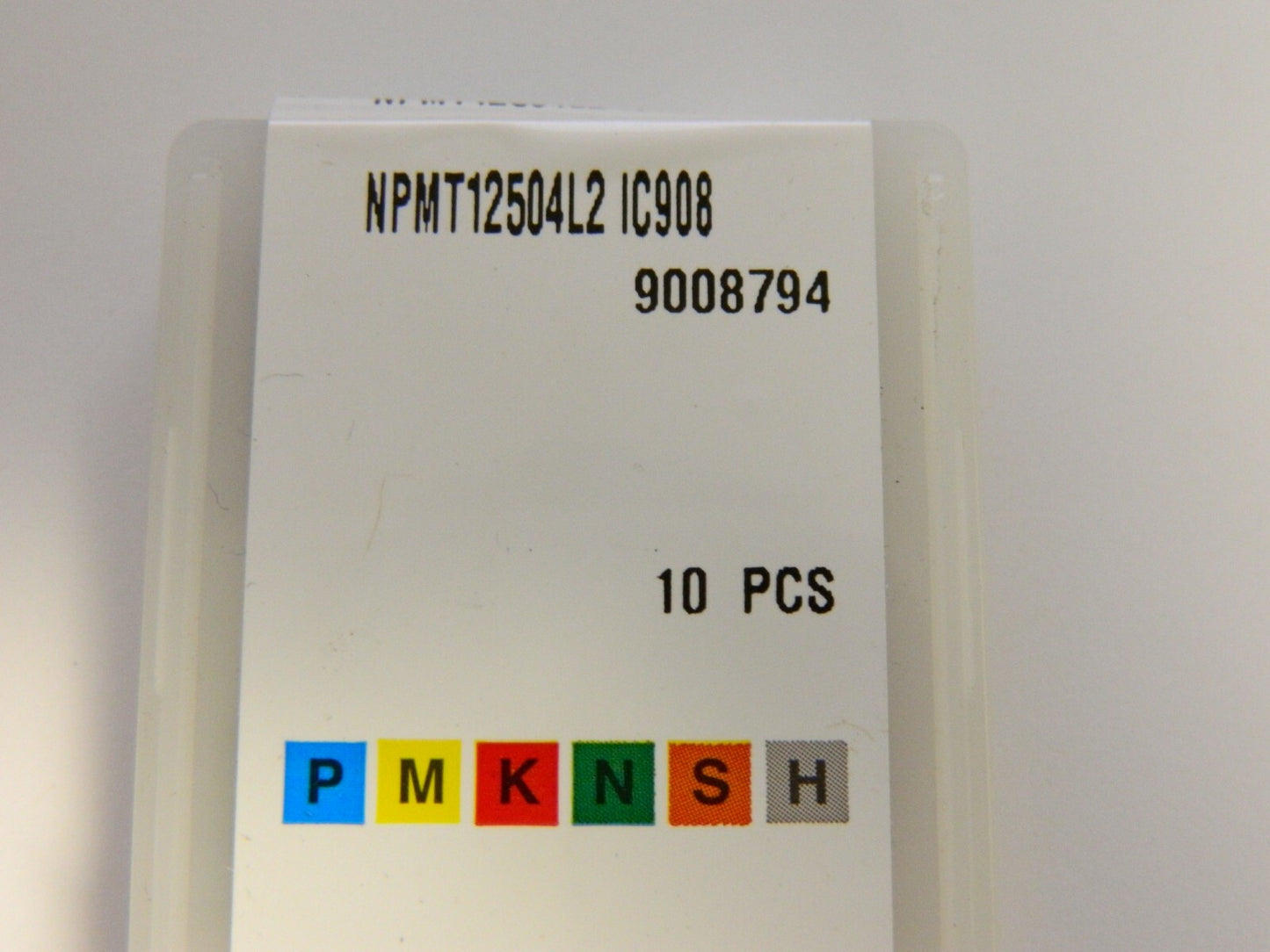 Iscar NPMT12504L2 IC908 Carbide Drilling Inserts QTY 10. 4818363