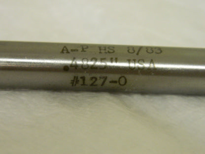 Alvord Polk 0.482" High Speed Steel 6 Flute Chucking Reamer  10914