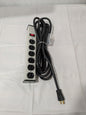 Legrand Multi-Outlet Power Unit 120V 20A 13-1/4"L, 6 Outlets 15' Cord