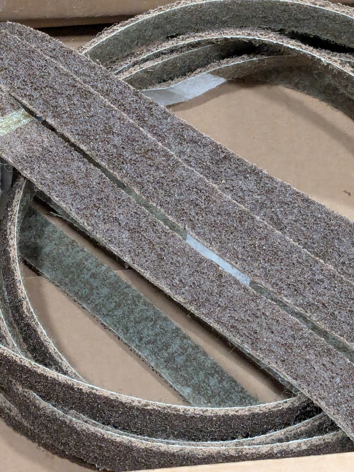 (9) Norton Abrasive Belt: 1" Wide, 30" OAL, 50 Grit, Aluminum Oxide 66261019801