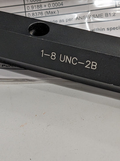 SPI Plug Thread Gage: #1-8 Thread, 2B Class, Go &amp; No Go 34-429-1