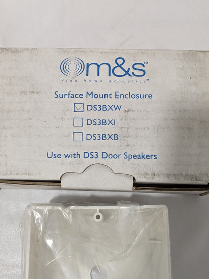 M&amp;S Systems Intercom Door Station Enclosure in White DS3BXW
