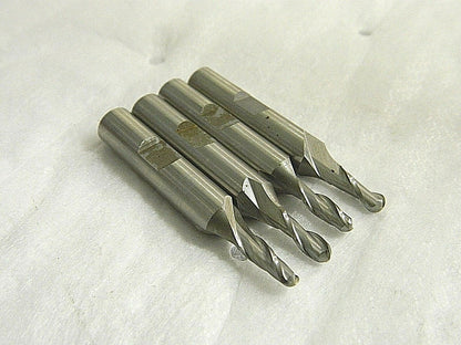 Melin Tool Cobalt Ball End Mills 3/16" x 3/8" Grade M42 2FL A-1206-B Q