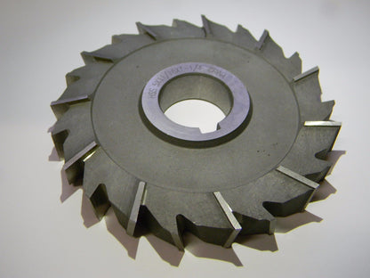 Precision 5" x 11/16" x 1-1/4" HS Staggered Tooth Side Milling Cu