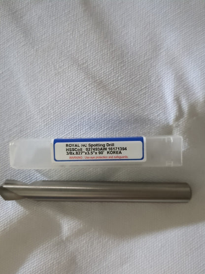 royal nc spotting drill hssco8 02749aw 16171394