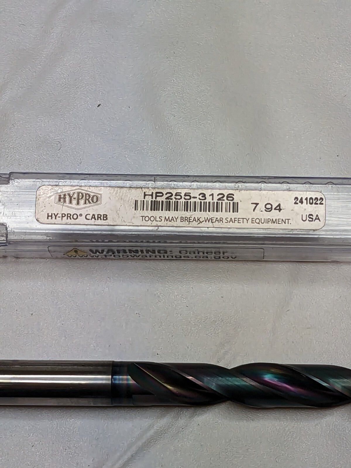 OSG Jobber Length Drill Bit: 5/16″ Dia, 140 °, Solid Carbide HP255-3126