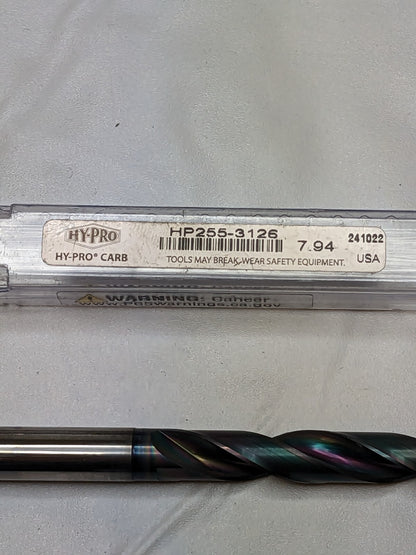 OSG Jobber Length Drill Bit: 5/16″ Dia, 140 °, Solid Carbide HP255-3126