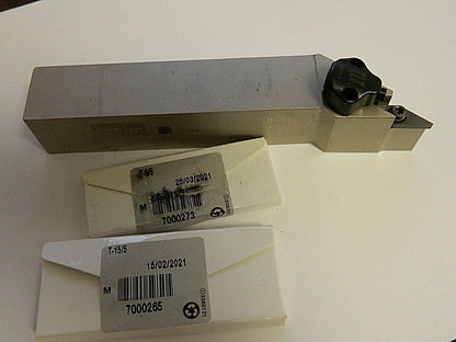 Iscar Left Hand 0° Neutral Rake Indexable Turning Toolholder. 3603317