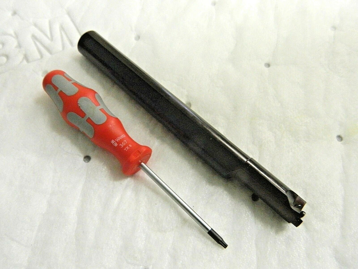 Hertel Indexable Grooving Toolholder 3/4" Shank HU-I16R90-2.5D-E 2000841