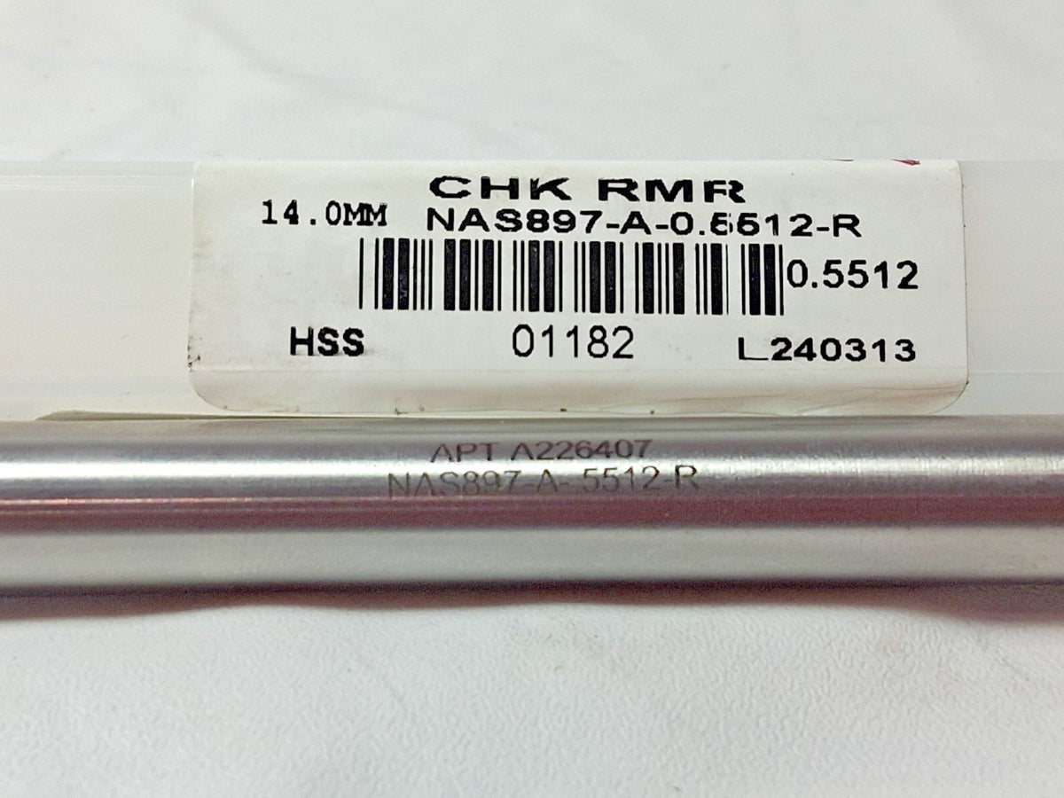 Alvord Polk Chucking Reamers HSS 14MM Straight Shank 8FL 01182