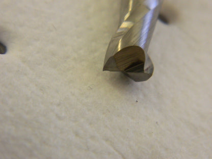 HERTEL Square End Mill: 1/4 Dia, 1/2 LOC, 2 Flutes, Solid Carbide E5022016