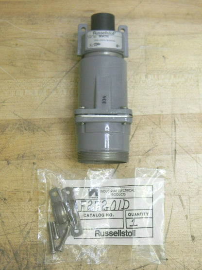 Russell Stoll Control Circuit Female Connector 600VAC 250VDC 4P 5W 20A SKWC5G