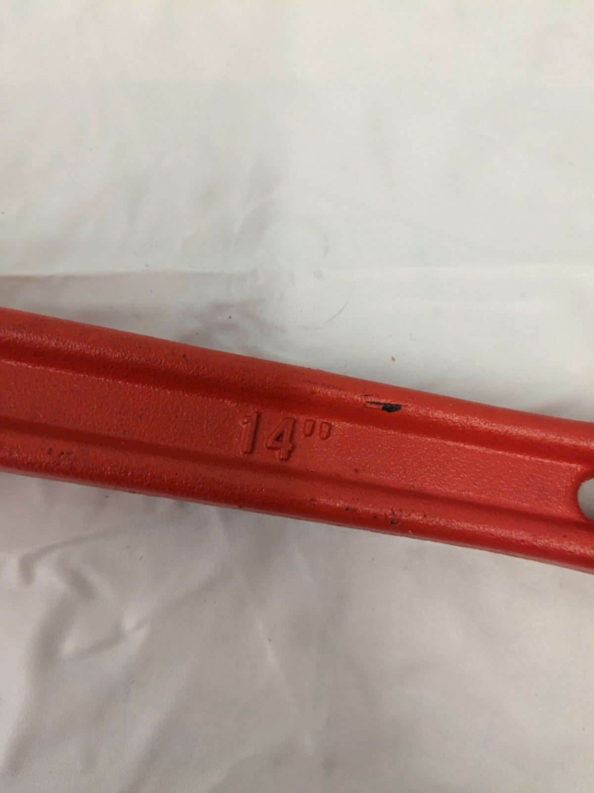 PROTO Straight Pipe Wrench: 14" OAL, Steel J814HD