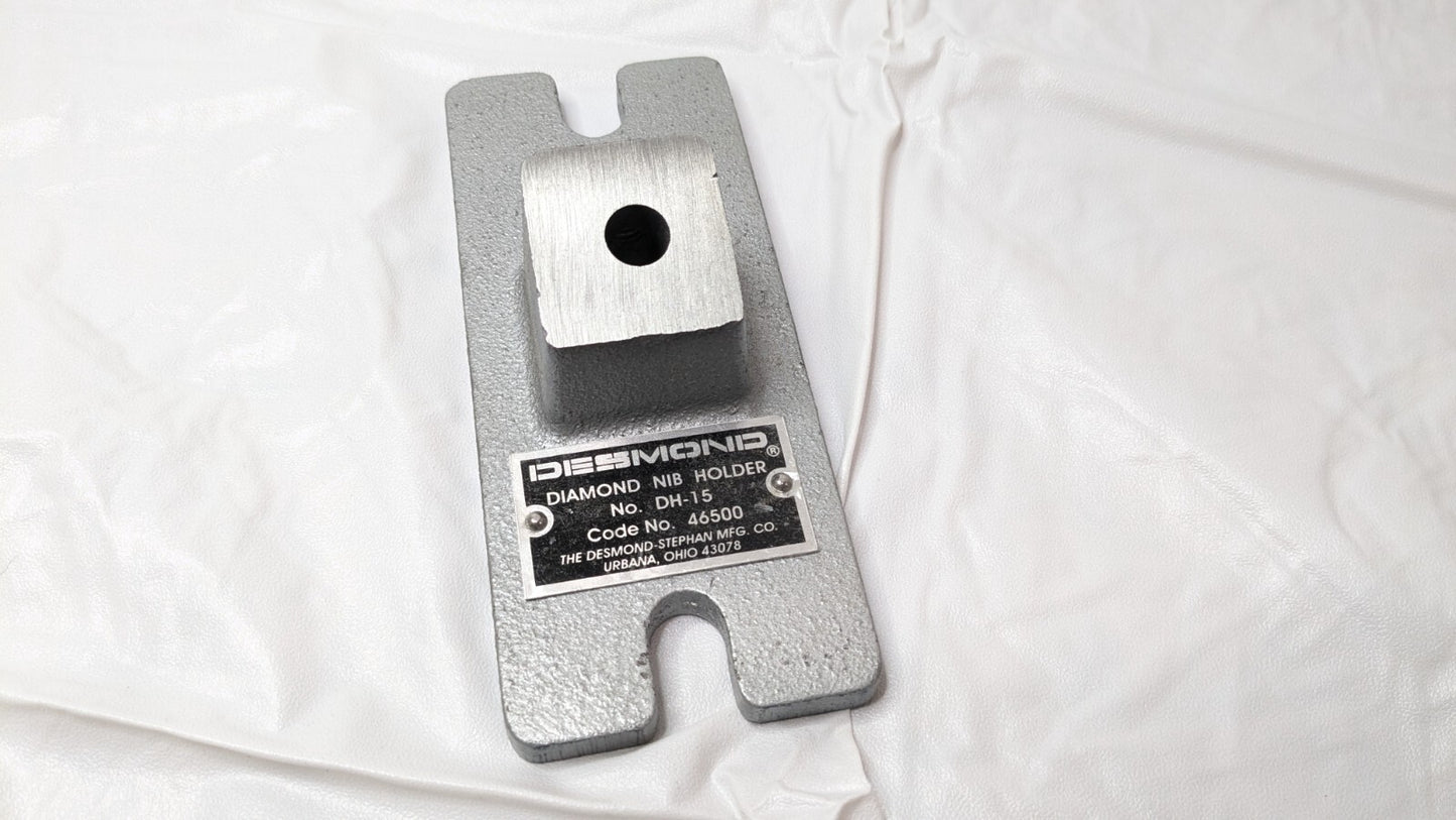 Desmond Diamond Nib Dresser Holder W/406-D25 6"L X 2-1/2"W 46500 INCOMPLETE