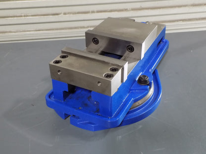Manual Milling Macine Vise w/ Swivel Base 6" Jaw Width 7-1/2" Opening