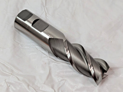Hertel Square End Mill HSS 1" Dia X 2" LOC X 4-1/2" OAL 3FL 02478279