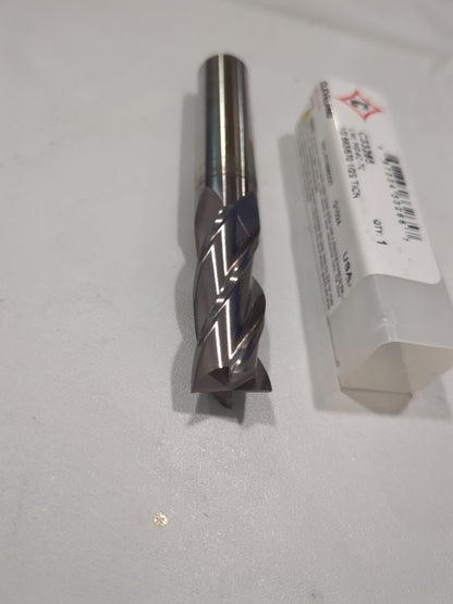 CLEVELAND Square End Mill: 1/2" Dia, 1-1/4" LOC, 4 Fl HSS C33265