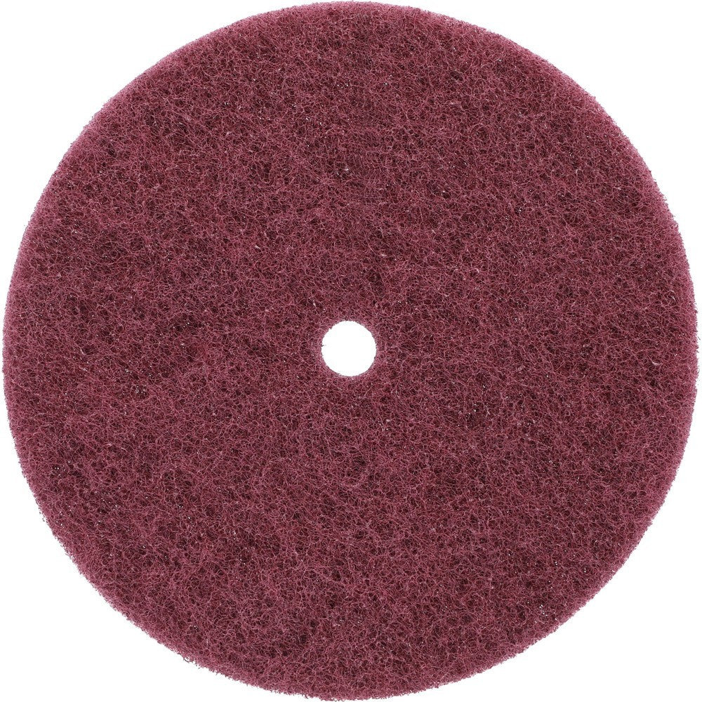 Norton Deburring Disc: 6" Dia, 1/2" Hole, Very Fine Grade, Aluminum Oxide Qty 70