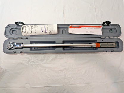 Proto Torque Wrench Flex Head 30-250 Ft/Lbs 1/2Drive J6014FC