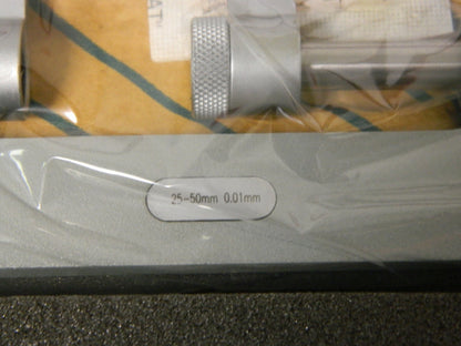 SPI Mechanical Outside Micrometer 25 to 50mm Range 0.01mm Graduation12-387-7C