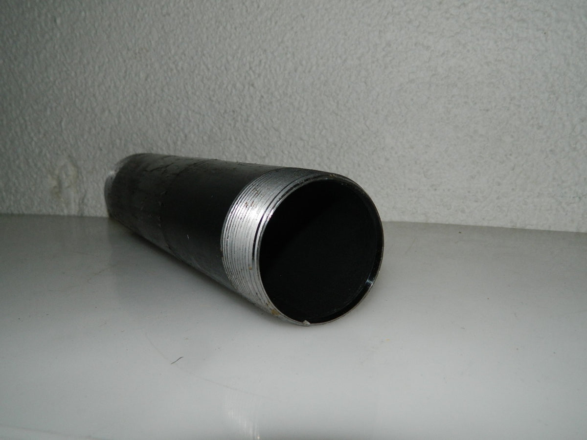 B&K Mueller Steel Black Pipe Nipple Schedule 40 2" Dia 10" Long QT