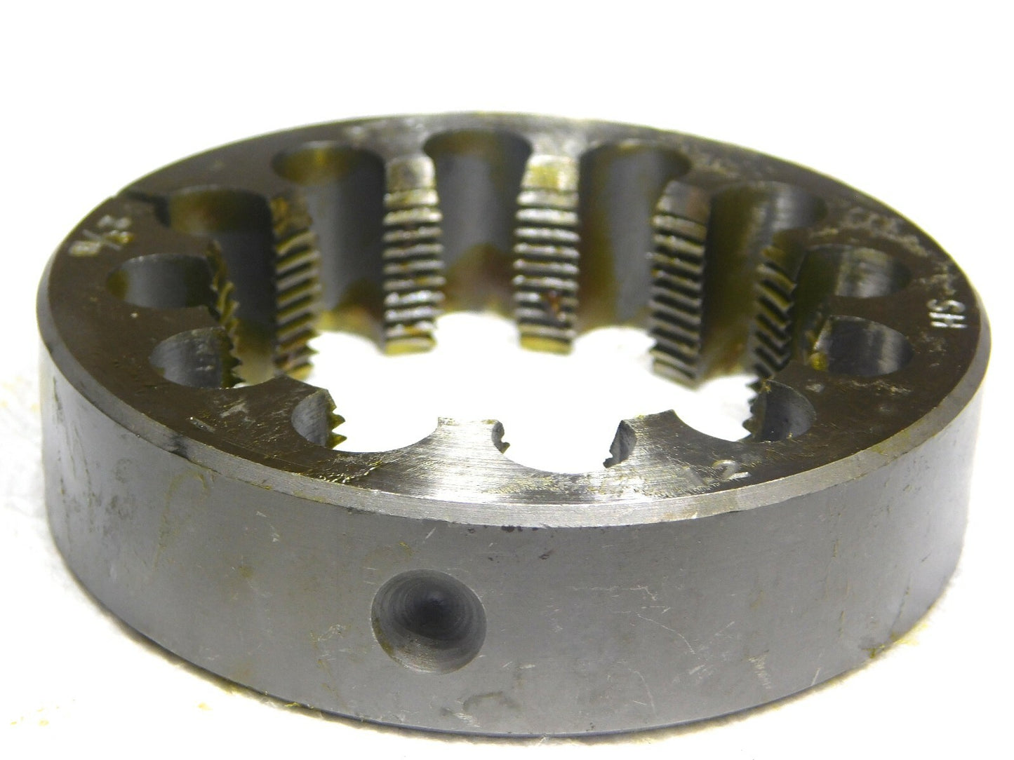 DTC HSS Adjustable Round Split Die 2-9/16-12 Thread Right Hand 4 OD 74734039