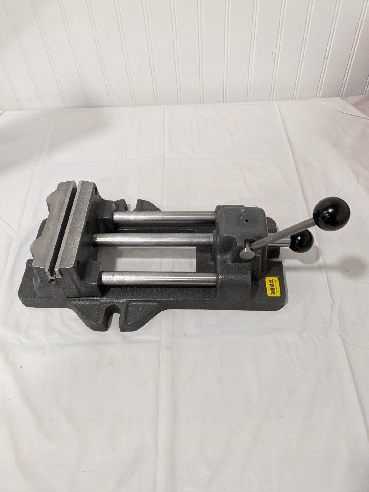 Heinrich Horizontal Drill Press Vise: 6" Jaw Width, 6-3/16" Jaw Opening 6-SV