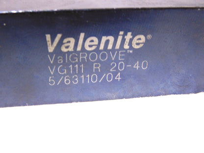 Valenite Grooving Toolholder .162-.203 Groove Width RH 1.25 Shk Dia 6L 52812