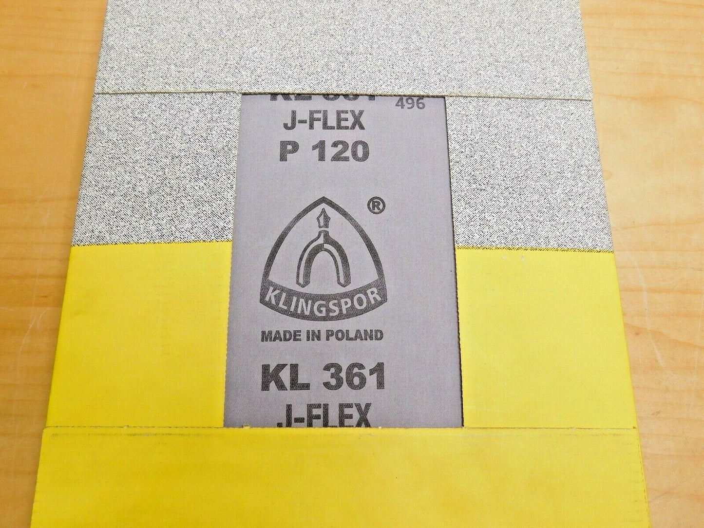 Klingspor Aluminum Oxide Sanding Sheets 9" x 11" Grit 120 KL361Jf Qty 50 2089