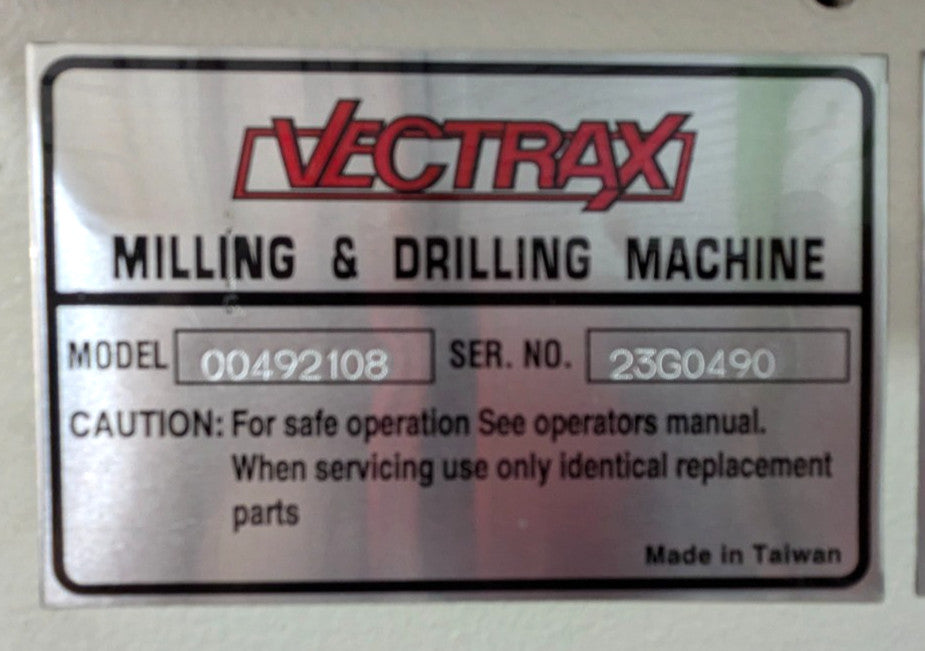 VECTRAX 20" Swing Drill Press 1.5 hp 220V RF-401VS/1 VTX  *Needs Repair*