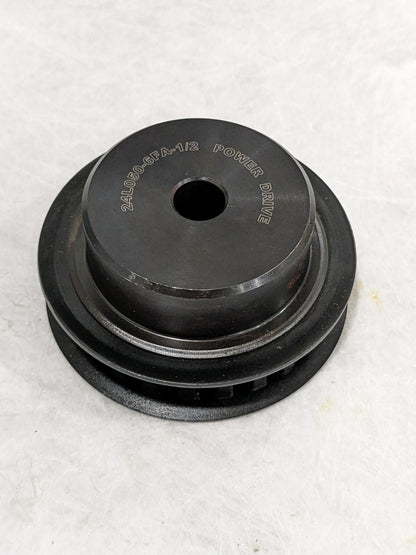 Power Drive Hub & Flange Timing Belt 24 Tooth 1/2" ID x 2.835" OD 24L050-6FA-1/2