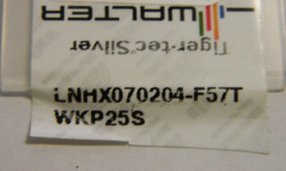 Walter LNHX070204-F57T WKP25S Milling Inserts Qty 10  625698