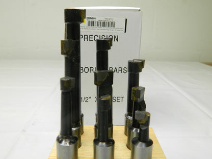 Interstate 9 Pc Boring Bar Set 5/16"-9/16 Min Diam 3/4"-3 Max Depth 08054504
