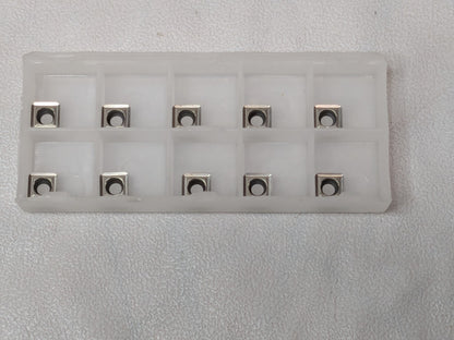 K-Tool Carbide Drilling Inserts 0.187"I.C. Square .082"T QTY 10 SPEB-1