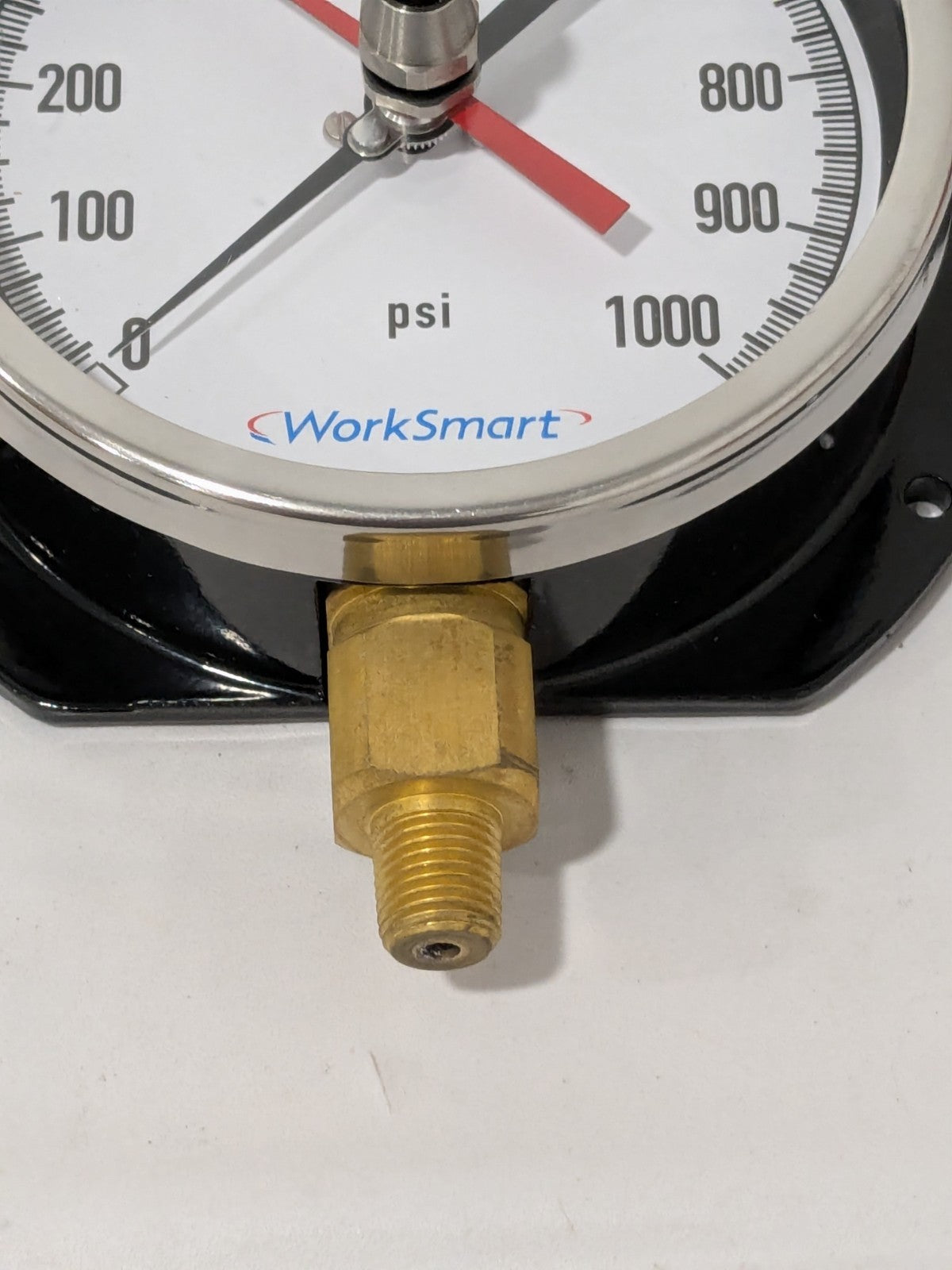 WorkSmart Pressure Gauge 4-1/2" Dial, 1000 PSI, 1/4 NPT, Lower Mount WS-PE-310