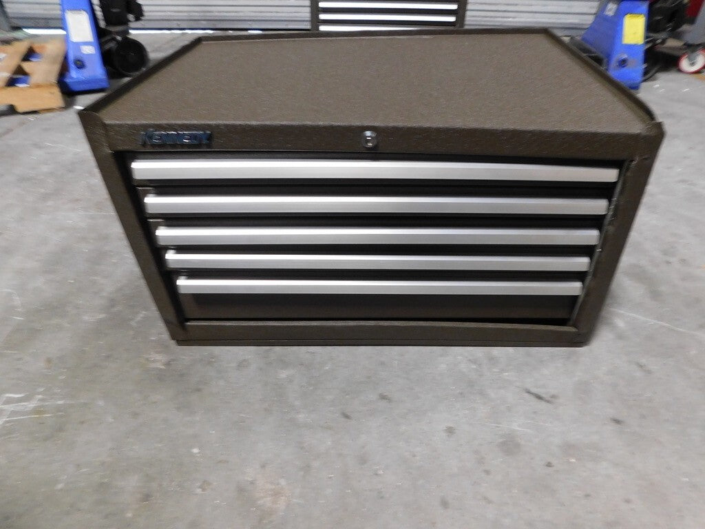 KENNEDY Tool Chest: 5 Drawers 20" OAD 16-5/8" OAH 29"OAW DAMAGED 2805XB