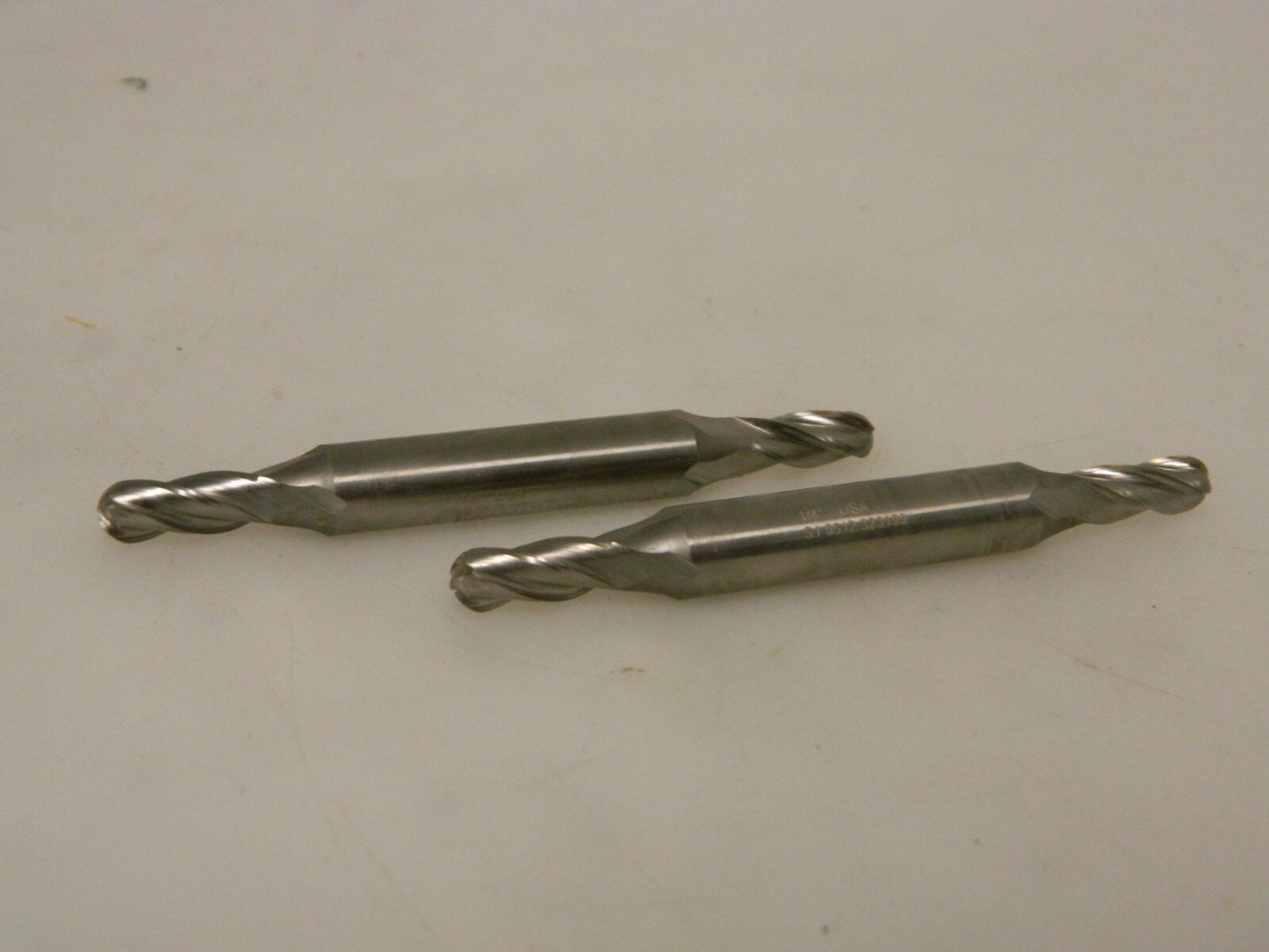 Melin Double End Ball End Mill 1/4" Dia. X 3/8" LOC 4FL Cobalt Qty 2 DDS-1208-B