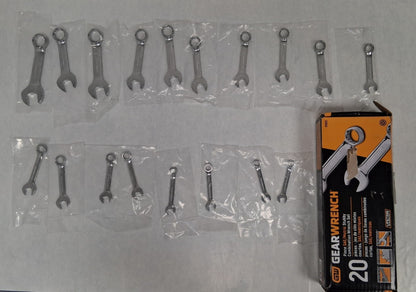 Gearwrench 10-19mm Combination Wrench Set MISSING 2 Pieces 81903