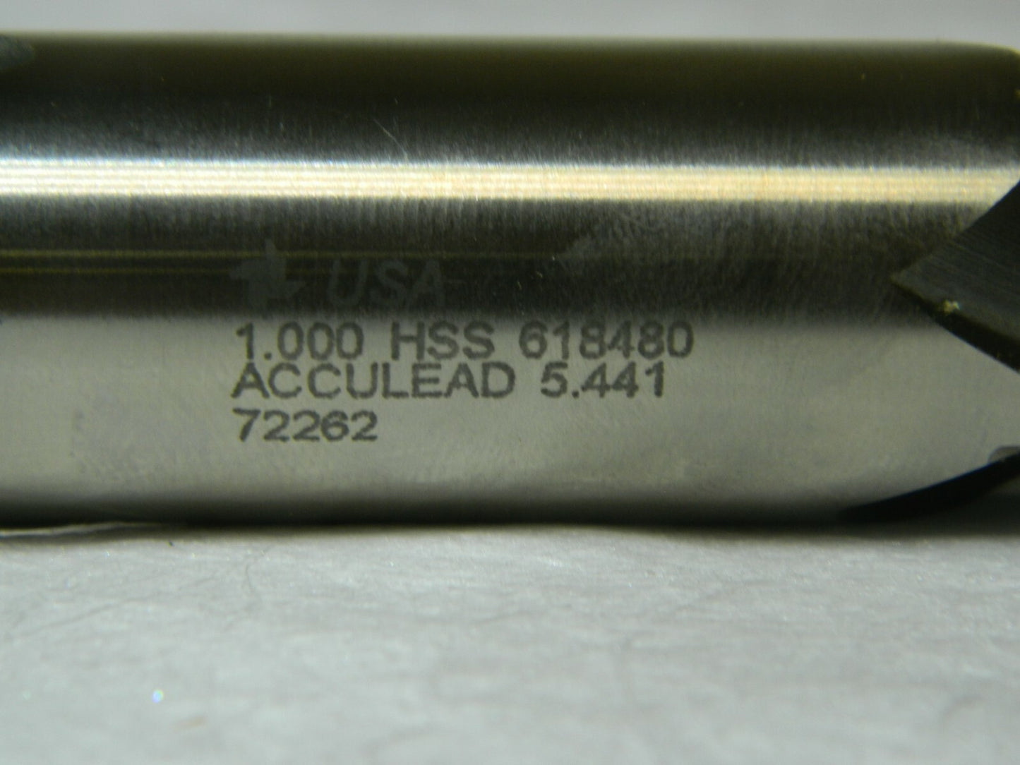 Brubaker Double End Mill 1" x 1" x 1-5/8" x 5-7/8" 2F HSS Square CC 2262
