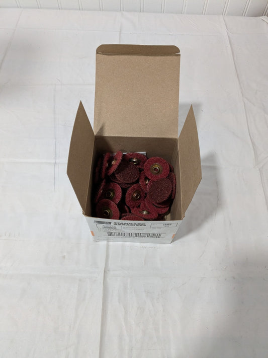 (50) SA Quick-Change Disc: TSM, 1-1/2" Dia, Aluminum Oxide, Non-Woven 7000046856