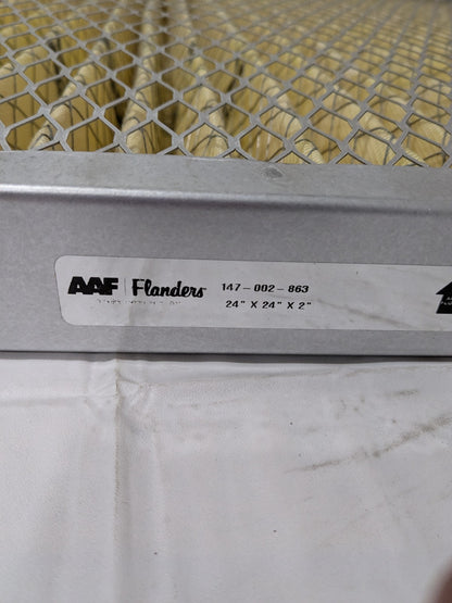 AAF High Temperature Pleated Panel Air filter 24x24x2” 147-002-863
