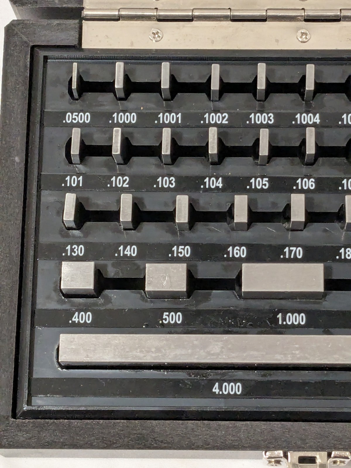 IMGAGES Gage Block Set: 0.05 to 4'' Range, 36 Pc, Economy Grade, Steel 630-4105